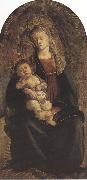 Sandro Botticelli Madonna of the Rose Garden or Madonna and Child with St john the Baptist (mk36) oil painting artist